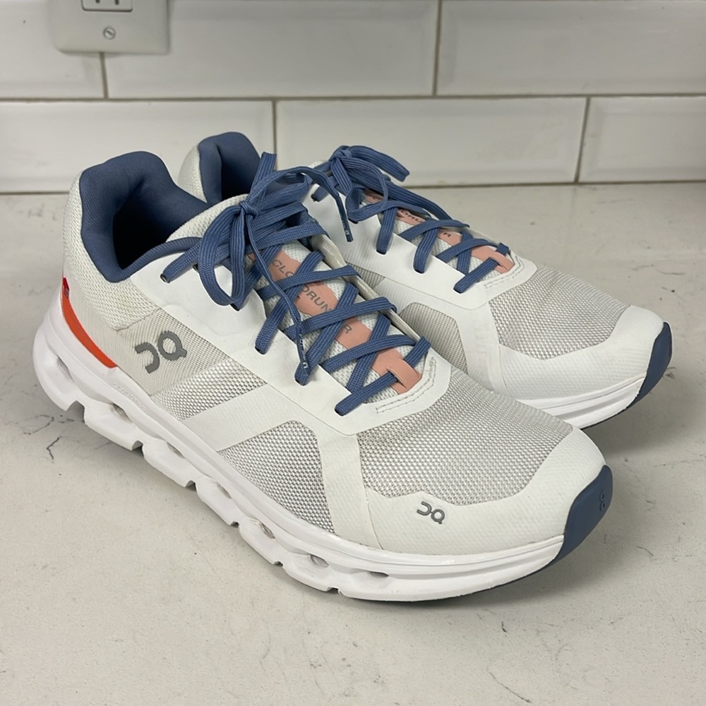 ON WOMEN'S CLOUDRUNNER Undyed-White | Flame Athletic Sneakers Size 9 - Picture 16 of 17